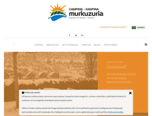 Tablet Screenshot of campingmurkuzuria.com